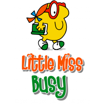 Mr Men and Little Miss Busy  T Shirt Iron on Transfer Decal #25