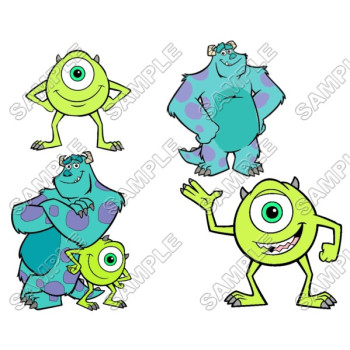 Monsters, Inc. T Shirt Iron on Transfer Decal #3