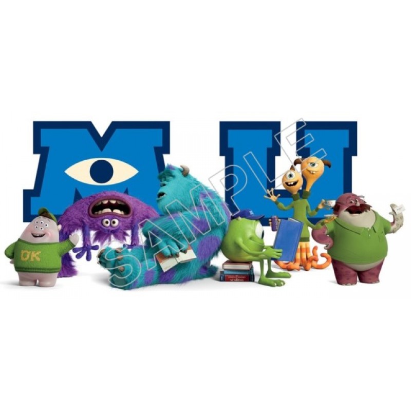 Monsters University T Shirt Iron on Transfer Decal #8