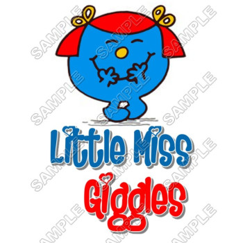 Mr Men and Little Miss Giggles  T Shirt Iron on Transfer Decal #42