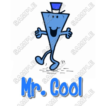 Mr Men and Little Miss Mr. Cool  T Shirt Iron on Transfer Decal #15