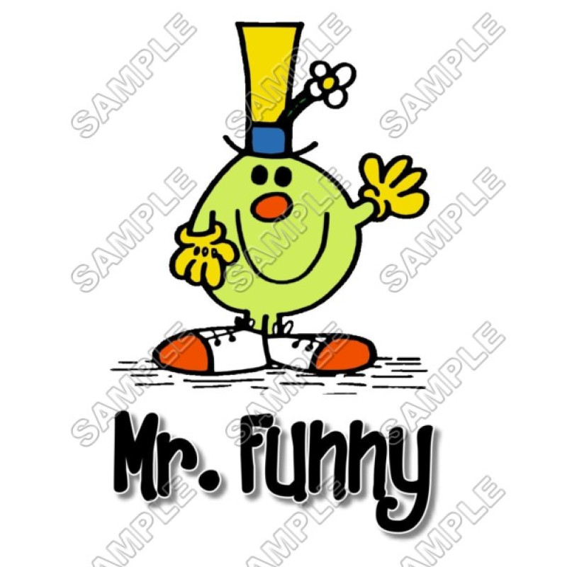 Mr Men and Little Miss Mr. Funny  T Shirt Iron on Transfer Decal #10