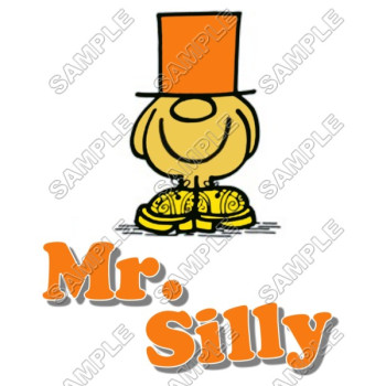 Mr Men and Little Miss Mr. Silly  T Shirt Iron on Transfer Decal #23