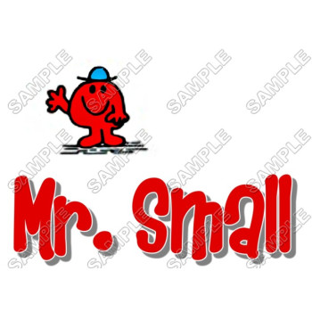 Mr Men and Little Miss Mr. Small T Shirt Iron on Transfer Decal #19