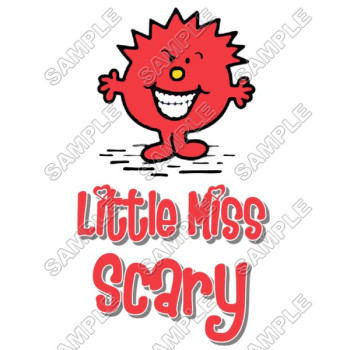 Mr Men and Little Miss Scary T Shirt Iron on Transfer Decal #50