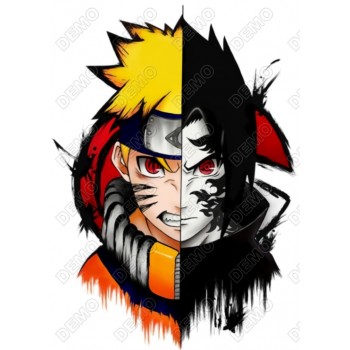 Naruto Uzumaki T Shirt Heat  Iron on Transfer #2