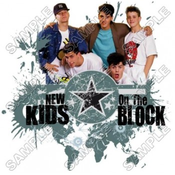 New Kids on the Block T Shirt Iron on Transfer Decal #3