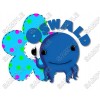 Oswald the Octopus T Shirt Iron on Transfer Decal #2