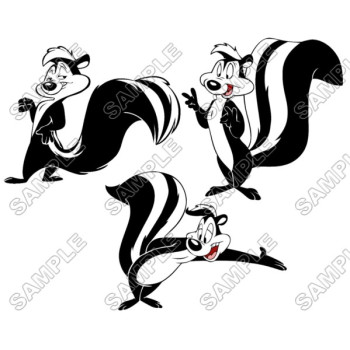 Pepé Le Pew T Shirt Iron on Transfer  Decal  #1