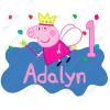 Peppa Pig   Birthday  Personalized  Custom  T Shirt Iron on Transfer Decal #1