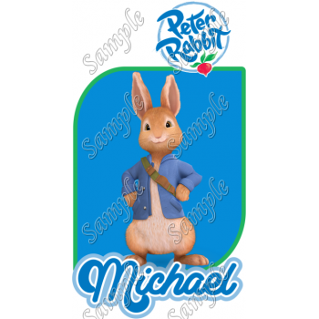 Peter Rabbit  Personalized  Custom  T Shirt Iron on Transfer Decal #1