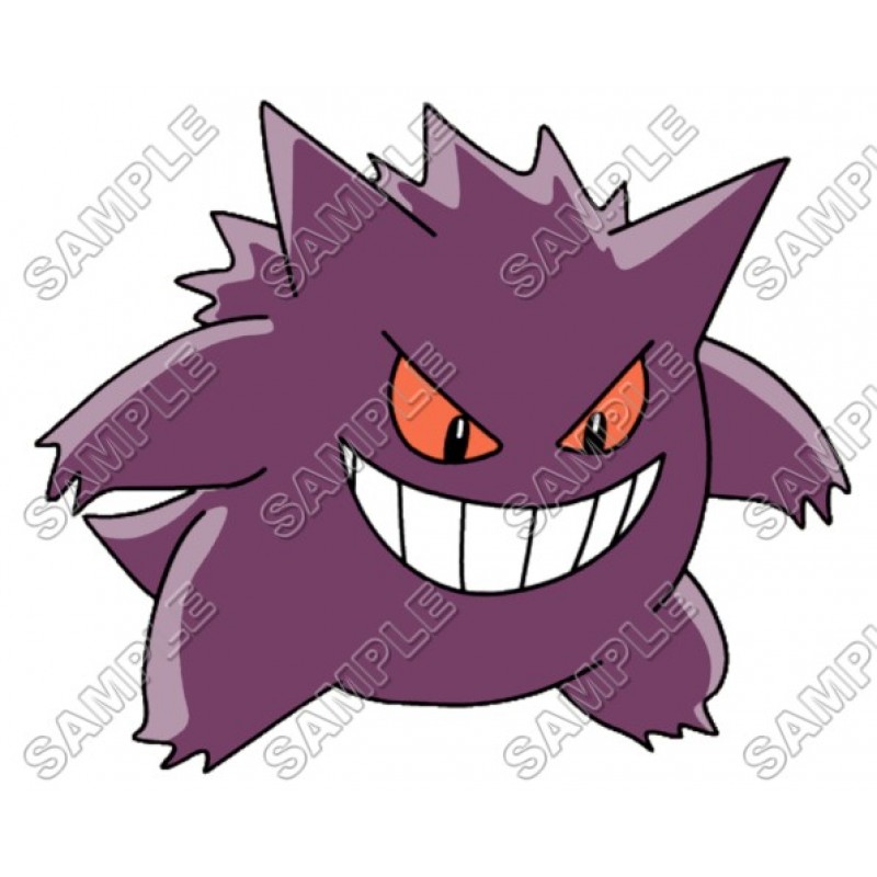 Pokemon  Gengar T Shirt Iron on Transfer  Decal #25