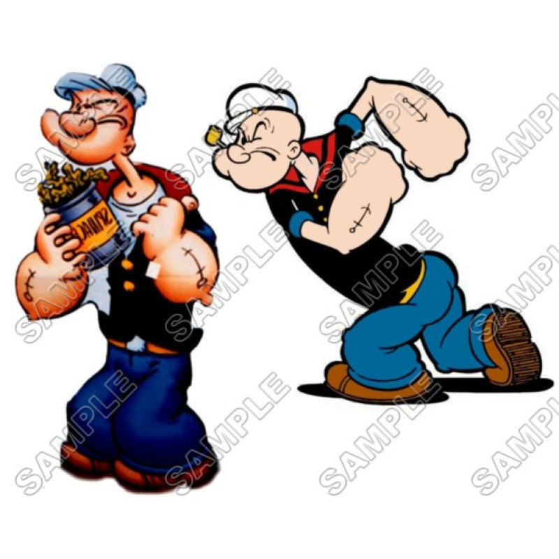 Popeye T Shirt Iron on Transfer Decal #11