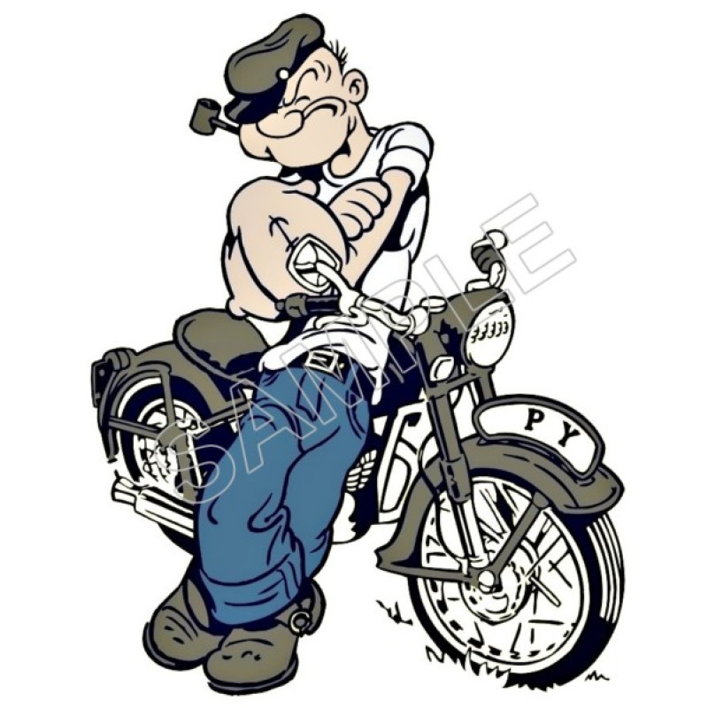 Popeye  T Shirt Iron on Transfer Decal #36