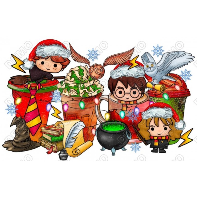 Christmas  Harry Potter  T Shirt Iron on Transfer Decal