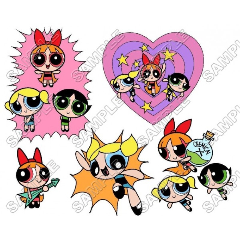 Powerpuff Girls T Shirt Iron on Transfer  Decal  #5