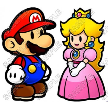 Princess Peach Super Mario T Shirt Iron on Transfer Decal #2