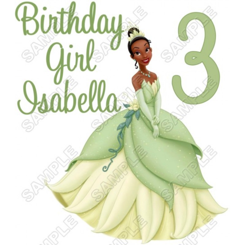 Princess tiana birthday shirts hotsell