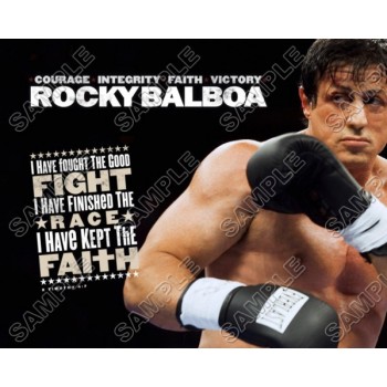 Rocky Balboa Stallone T Shirt Iron on Transfer  Decal  #3