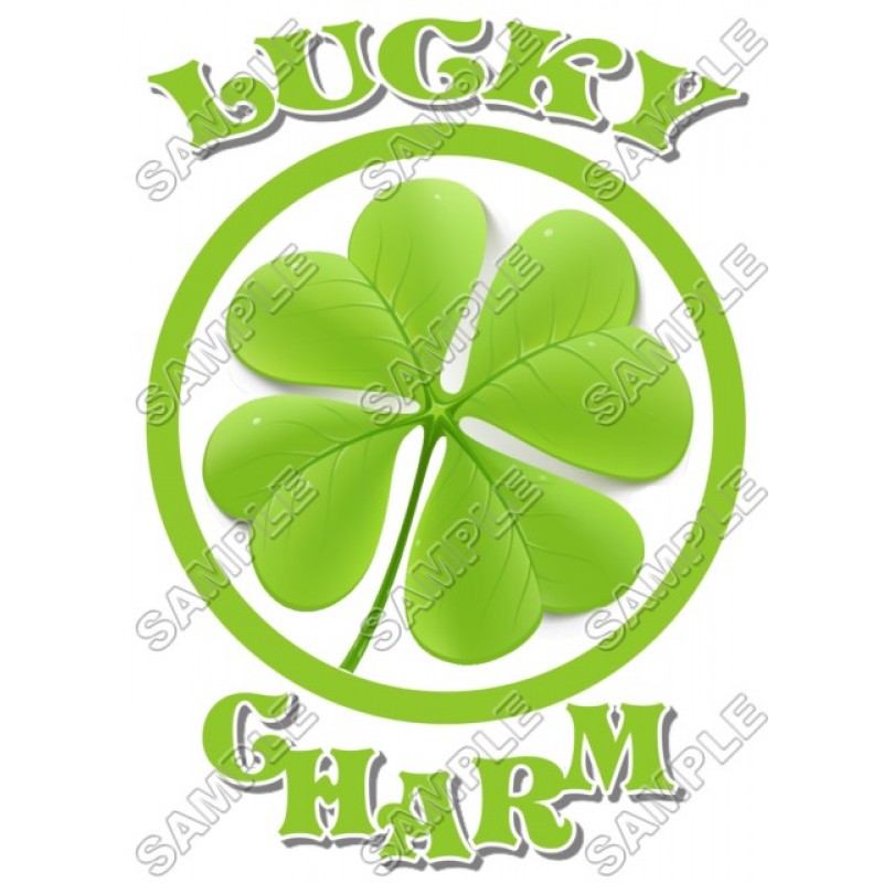 Saint Patricks  ~ Lucky Charm ~  T Shirt Iron on Transfer Decal #1