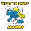 Smurf  T Shirt Iron on Transfer Decal #10