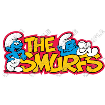 Smurfs  T Shirt Iron on Transfer Decal #30