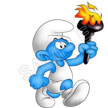 Smurfs T Shirt Iron on Transfer Decal #42