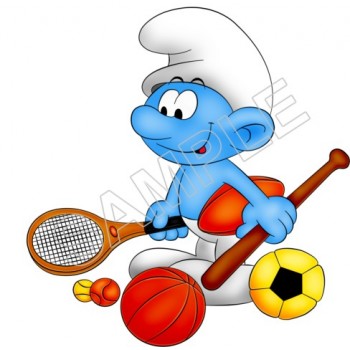 Smurfs T Shirt Iron on Transfer Decal #45