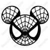 Spider man Mickey ears Iron On Transfer Vinyl HTV