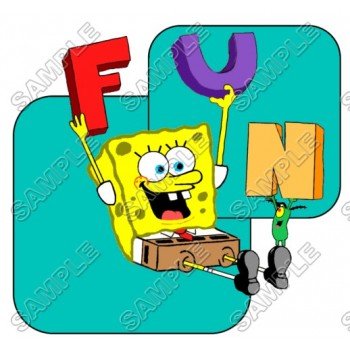 SpongeBob  T Shirt Iron on Transfer Decal #2