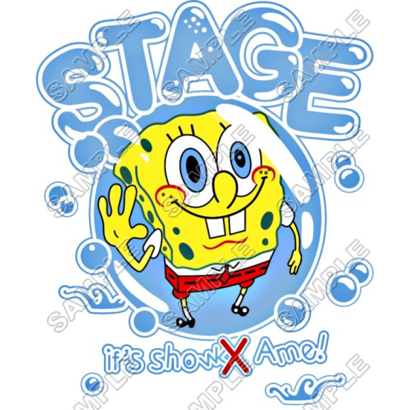 SpongeBob   T Shirt Iron on Transfer Decal #9