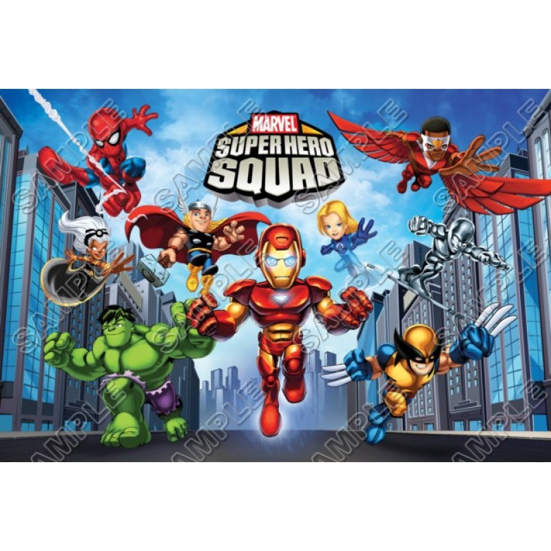 Super Hero Squad T Shirt Iron on Transfer  Decal  #1