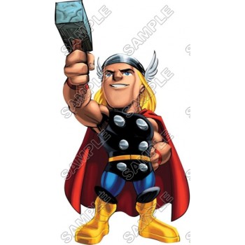 Super Hero Squad Thor  T Shirt Iron on Transfer Decal #6