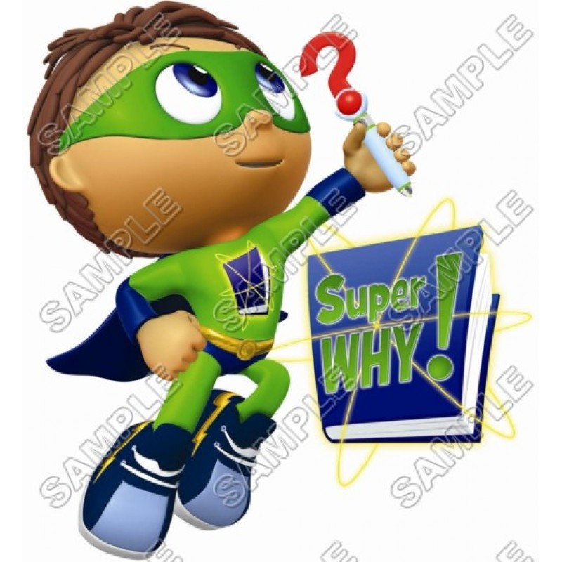 Super  Why  T Shirt Iron on Transfer  Decal  #3