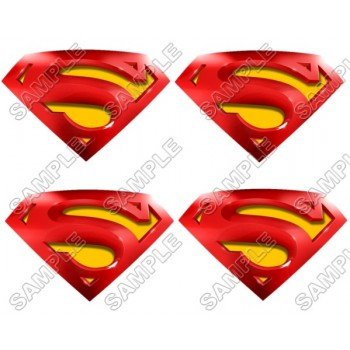 Superman Logo T Shirt Iron on Transfer Decal #8