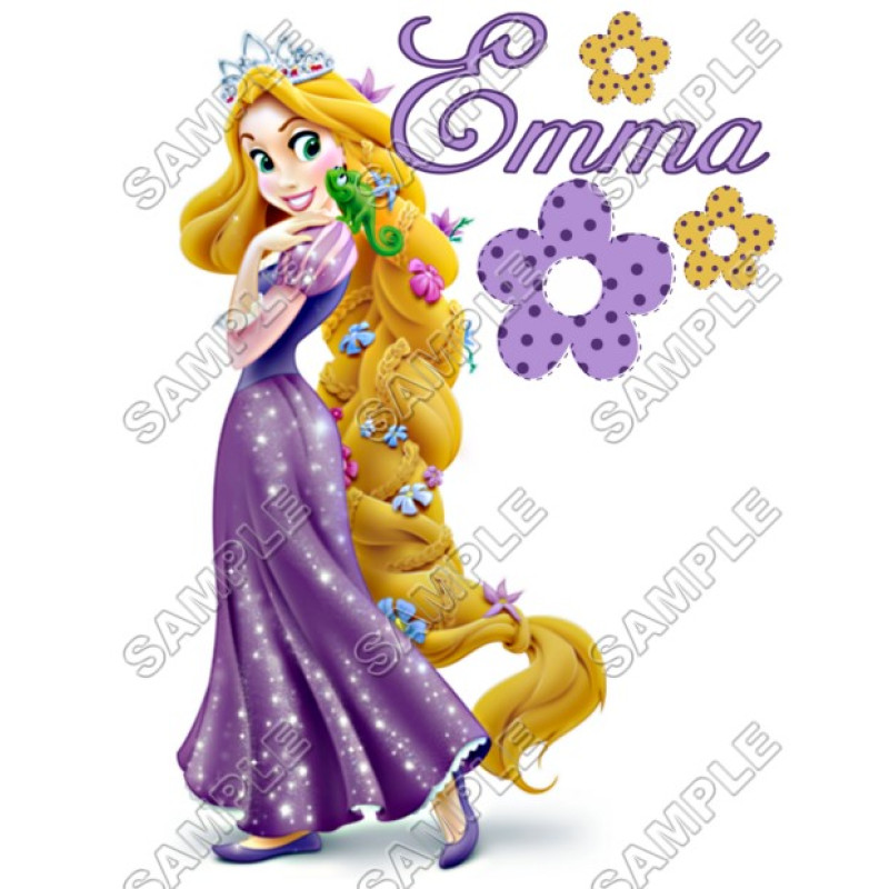 Tangled Rapunzel  Birthday  Personalized  Custom  T Shirt Iron on Transfer Decal #18