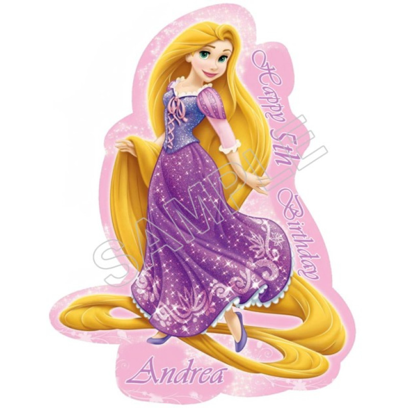 Tangled Rapunzel  Birthday  Personalized  Custom  T Shirt Iron on Transfer Decal #23