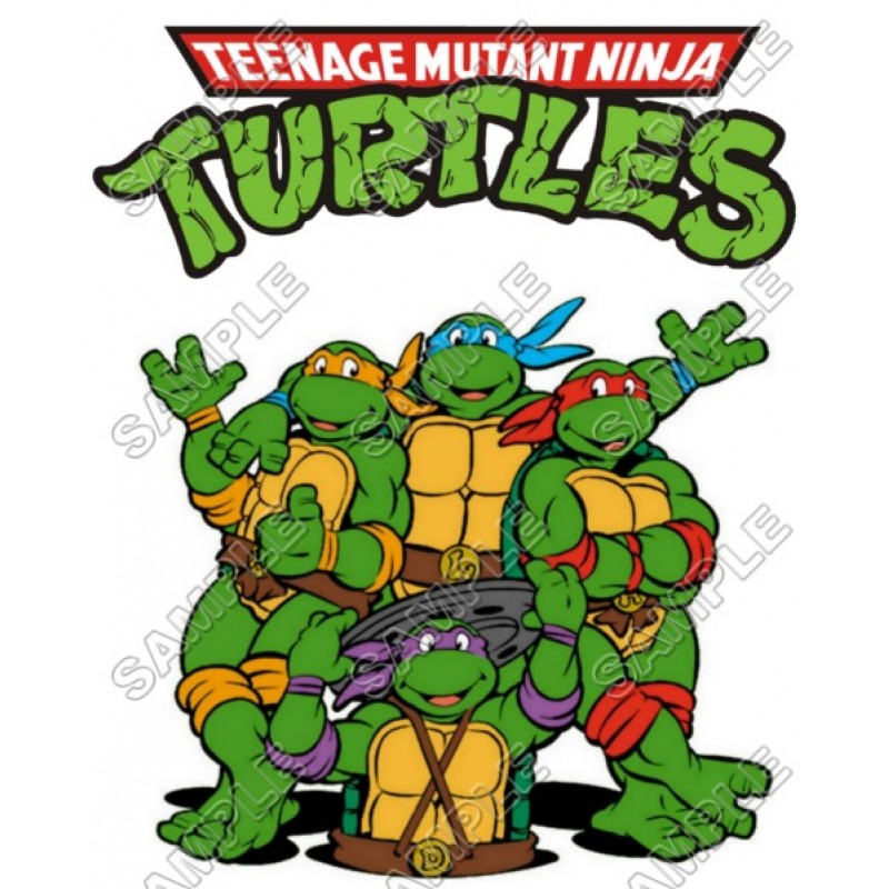 Teenage Mutant Ninja Turtles T Shirt Iron on Transfer Decal #6