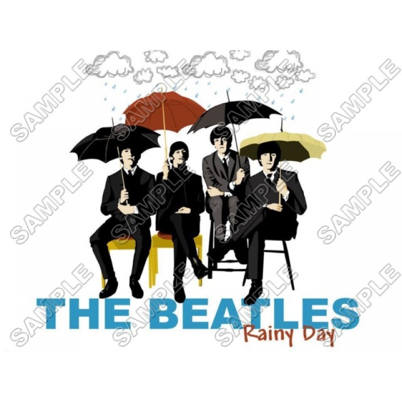 The Beatles Rainy Day T Shirt Iron on Transfer Decal #4