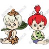 The Flintstones Pebbles and Bam Bam  T Shirt Iron on Transfer Decal #3