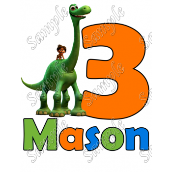 The Good Dinosaur   Birthday  Personalized  Custom  T Shirt Iron on Transfer Decal #1