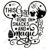  This Girl Runs on Snacks Disney Minnie  Mouse  Iron On Transfer Vinyl HTV