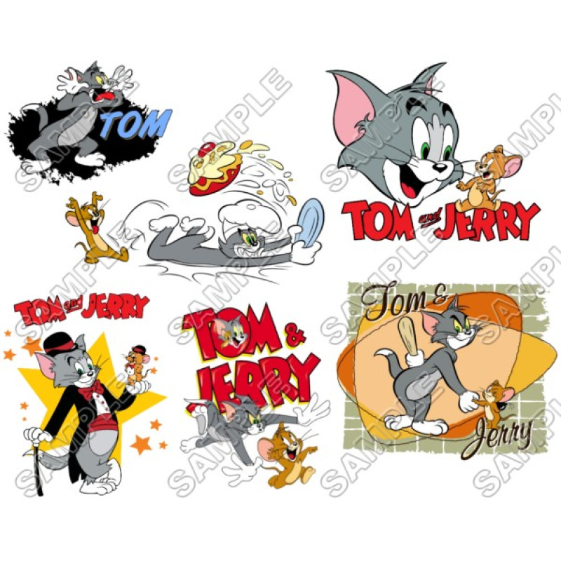 Tom and Jerry T Shirt Iron on Transfer Decal #21