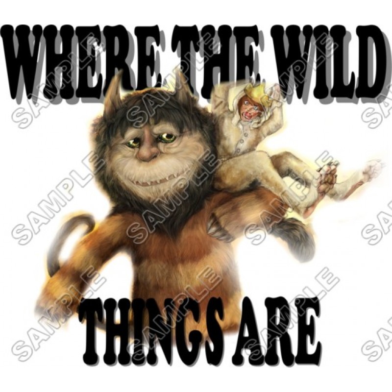 Where the Wild Things Are  T Shirt Iron on Transfer Decal #4