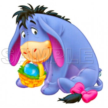 Winnie the Pooh  Eeyore  Easter T Shirt Iron on Transfer Decal #1