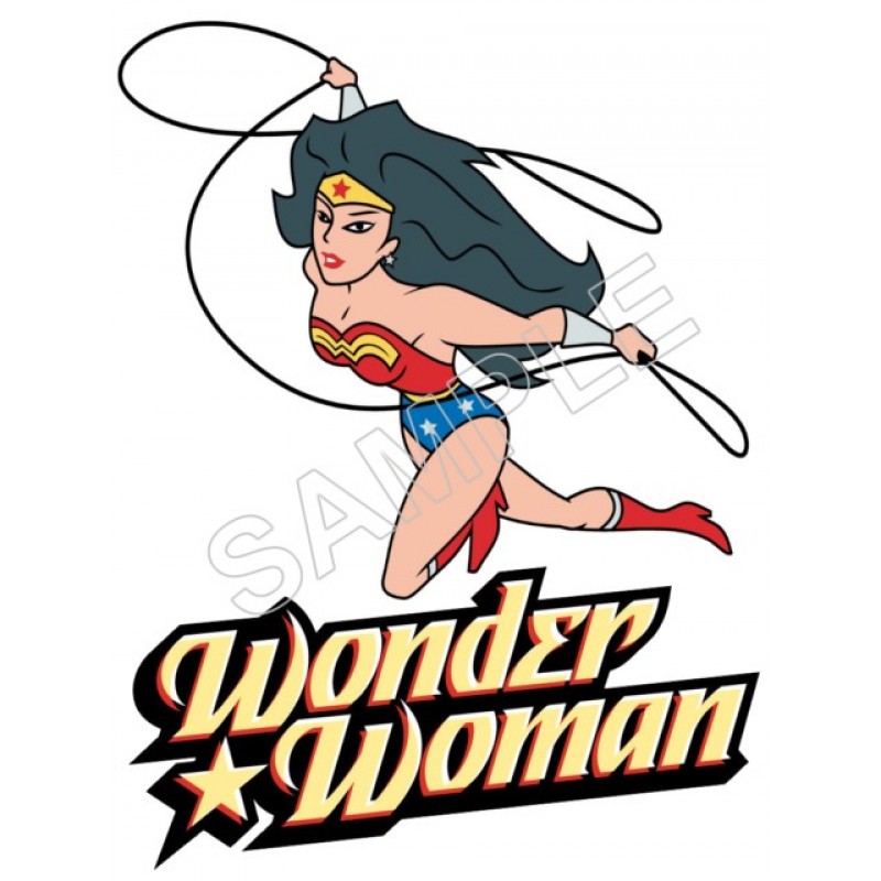 Wonder Woman T Shirt Iron on Transfer Decal #10