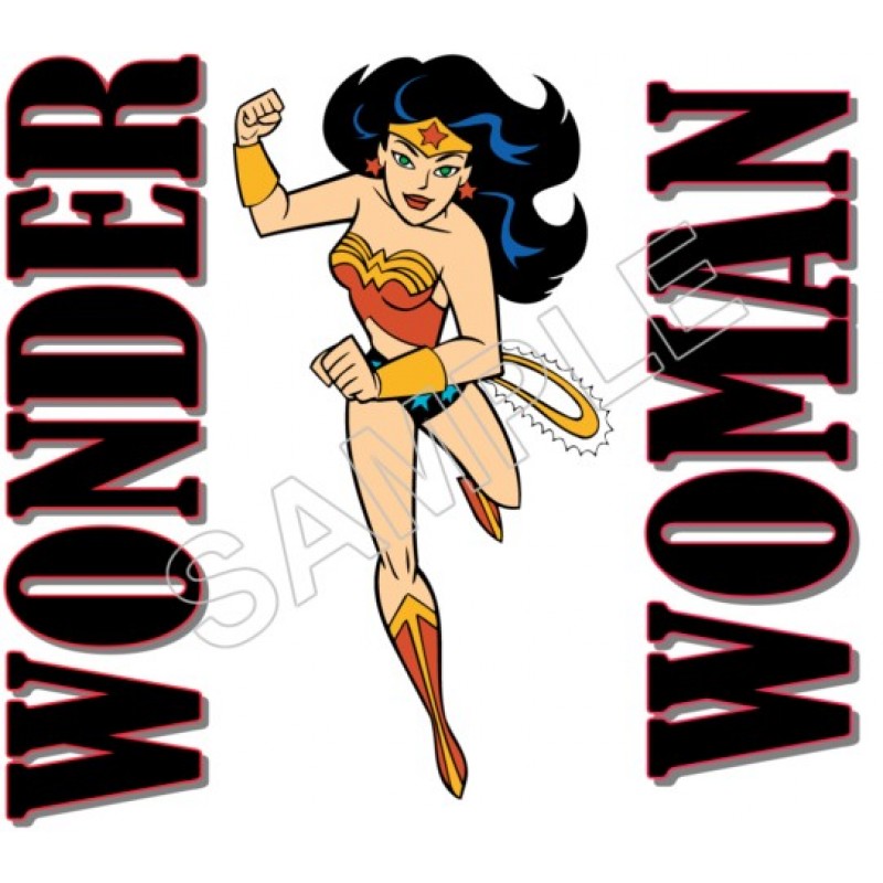 Wonder Woman T Shirt Iron on Transfer Decal #11