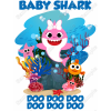 Baby Shark Family Member  T Shirt Iron on Transfer  Decal