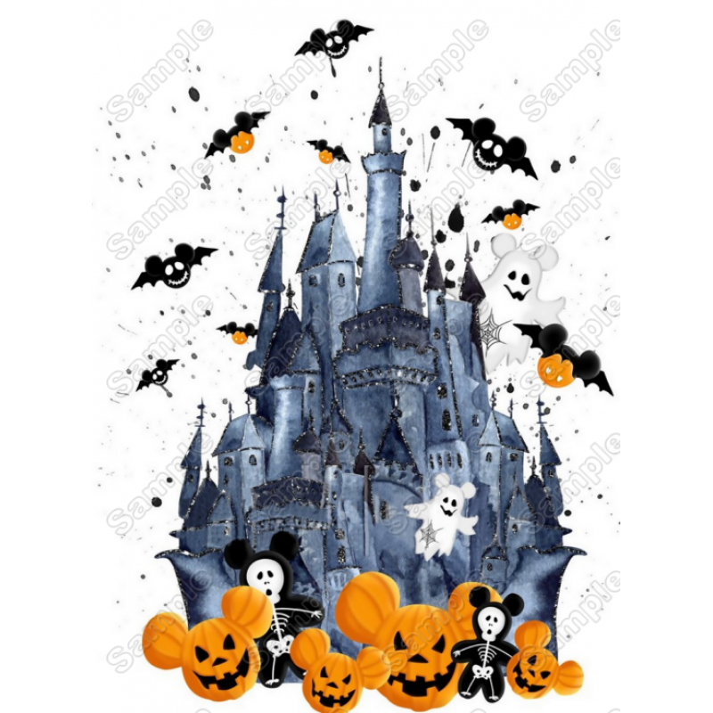  Disney Halloween Mickey Pumpkin Head T-Shirt