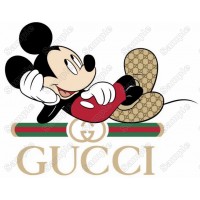 GUCCI Minnie Mouse T Shirt Heat Iron on Transfer Decal #2